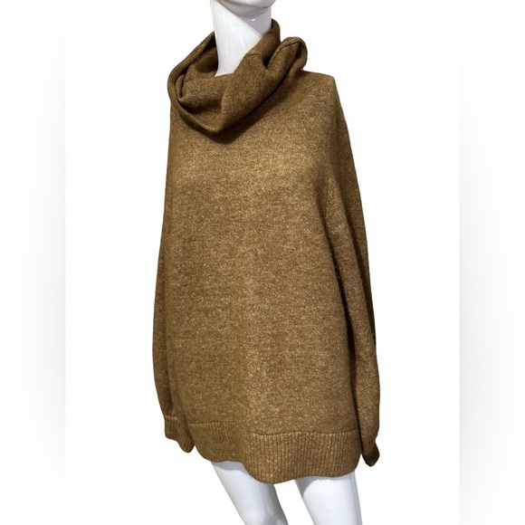 Aritzia Camel Cowl Neck Sweater - Picture 5 of 11